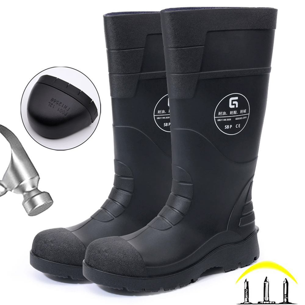 Men'S Shoes Water Resistant - 방수 남성용 광산 부츠 작업 안전화
