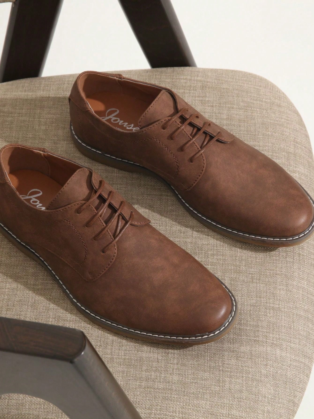 Men'S Shoes Smart - 남성용 스웨이드 캐주얼 드레스 슈즈, 갈색
