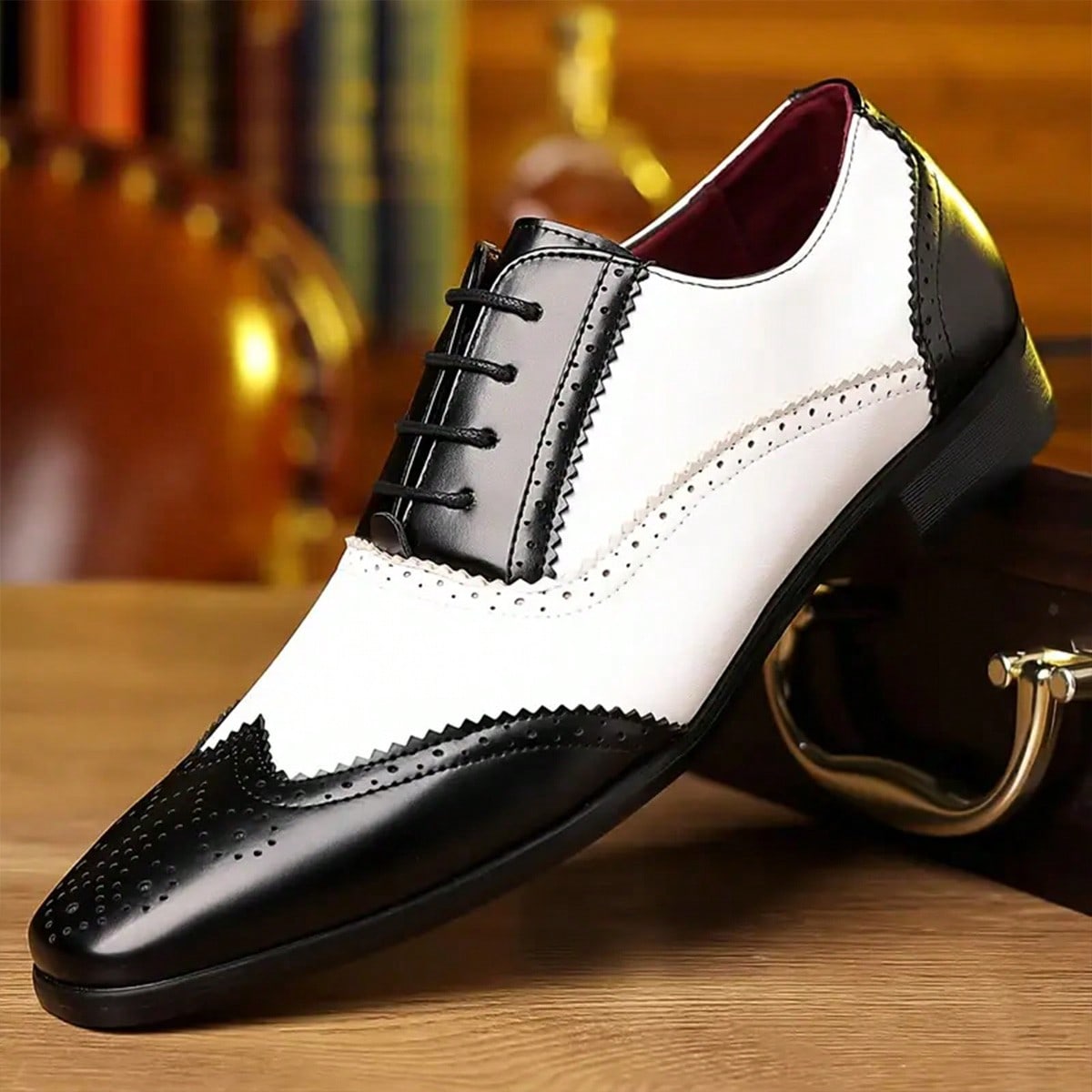 Men'S Shoes Smart - 남성용 끈으로 묶는 정장용 구두, 클래식한
