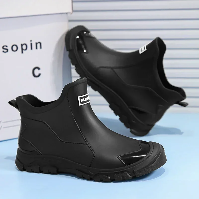 남성용 트렌디한 경량 방수 숏 부츠, 도시형 방수 부츠 - Men'S Shoes Water Resistant 리뷰 및 가격